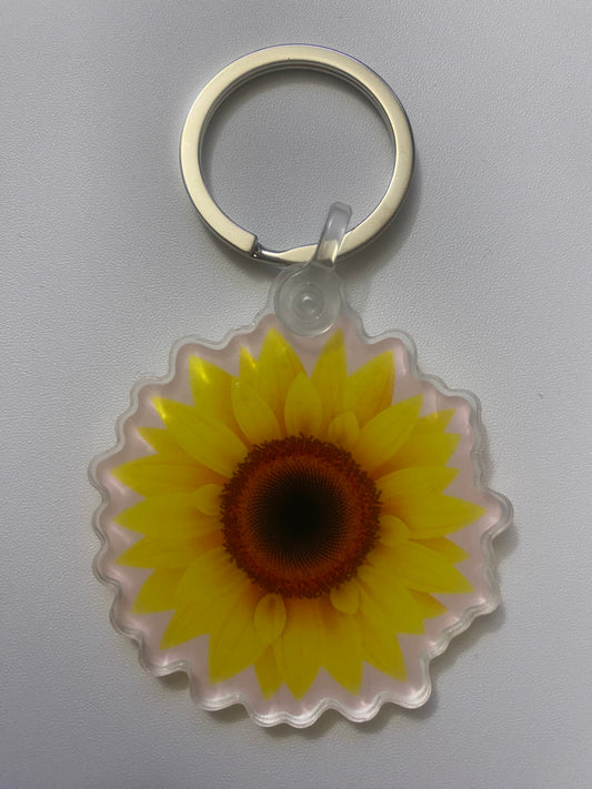 Sunflower Keychain